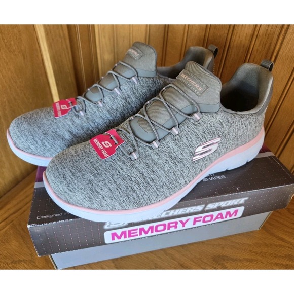 Skechers Shoes - Skechers 11 M Summits Quick Getaway Women's Slip On Shoes Size 12983 GYLP Gray